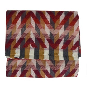 Châle Epique bordeaux made in France