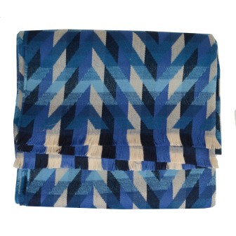 Châle Epique bleu made in France