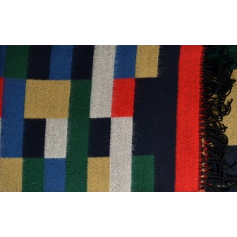 Châle Andalou rouge made in France