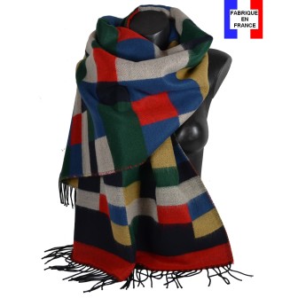 Châle Andalou rouge made in France