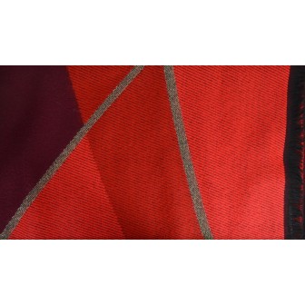 Châle Astride rouge made in France