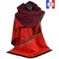 Châle Astride rouge made in France