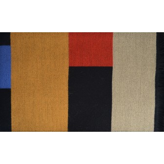 Châle Alesia beige-orange made in France