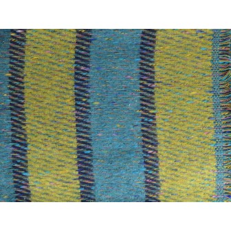 Châle mohair Happy bleu made in France