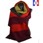 Châle Architeck bordeaux et beige made in France