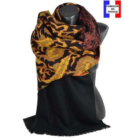 Châle Arsene jaune made in France