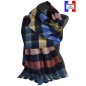 Châle Extrème bleu-rose made in France