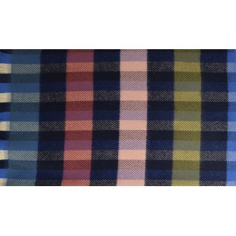 Châle Extrème bleu-rose made in France