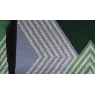 Châle Alchimie vert made in France