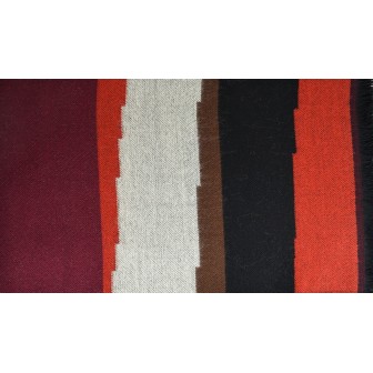 Châle Aurore bordeaux made in France