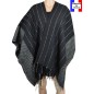 Poncho Hip Hop noir made in France