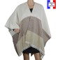 Poncho Azurite beige doré made in France