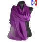 Etole cérémonie en soie lilas fabriquée en France