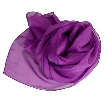 Etole cérémonie en soie lilas fabriquée en France