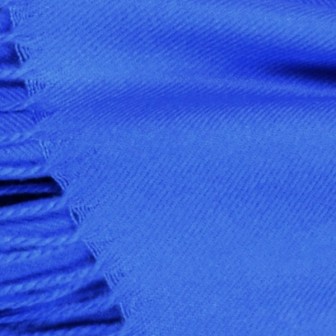 Echarpe très douce cachemire-laine bleue