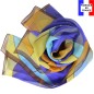 Foulard soie Mucha - Chocolat