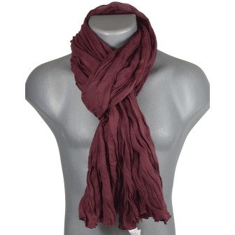 Cheche coton lie de vin