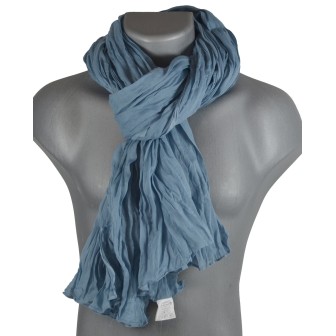 Cheche coton bleu vintage