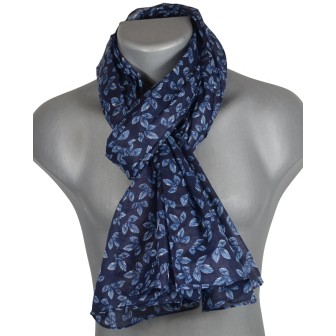 Cheche homme feuilles bleues