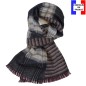 Echarpe Femme Pecan noire made in France