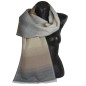 Echarpe acryl. Alexandrin beige et grise made in France