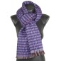 Echarpe mohair Patchouli violette made in France