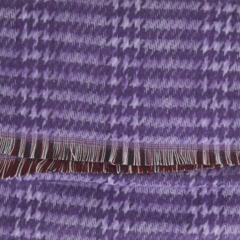 Echarpe mohair Patchouli violette made in France