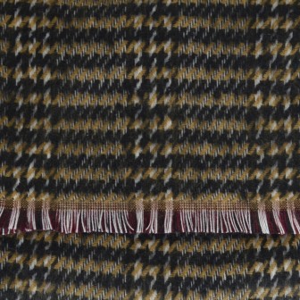 Echarpe mohair Patchouli noire made in France