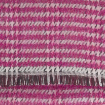 Echarpe mohair Patchouli rose made in France