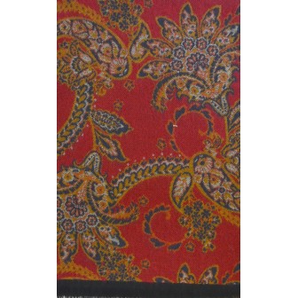 Echarpe Asmara rouge made in France