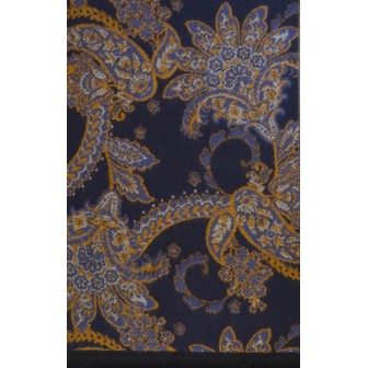 Echarpe Asmara bleue made in France