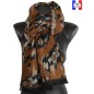 Echarpe Aborigene marron made in France Echarpe Aborigene marron made in France