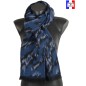 Echarpe Aborigene bleue made in France Echarpe Aborigene bleue made in France