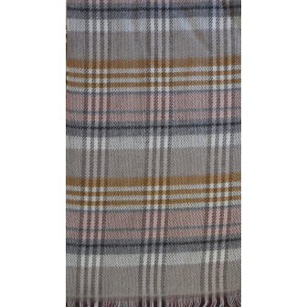 Echarpe homme Pleiade beige fabriquée en France