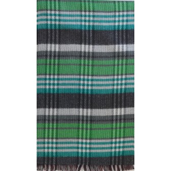 Echarpe homme Pleiade verte fabriquée en France