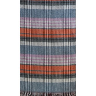 Echarpe homme Pleiade corail fabriquée en France