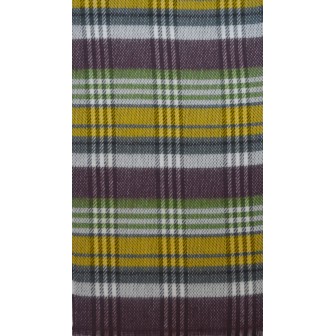 Echarpe homme Pleiade verte et bordeaux fabriquée en France