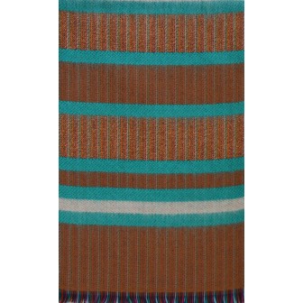 Echarpe Eldorado marron made in France