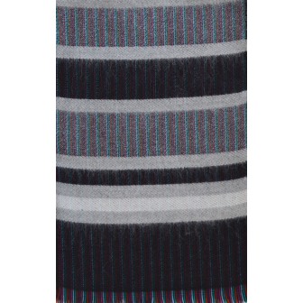 Echarpe Eldorado noire made in France