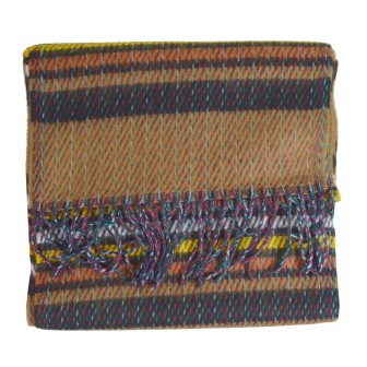 Echarpe Eclair marron made in France