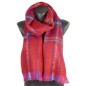 Echarpe mohair Maestro rouge made in France