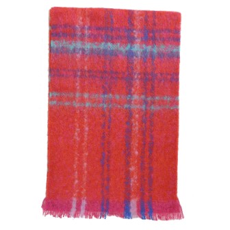 Echarpe mohair Maestro rouge made in France