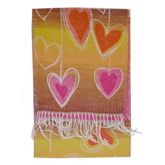 Echarpe Guimauve jaune made in France