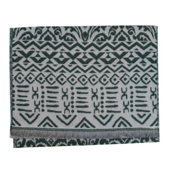 Echarpe homme mérinos Vadim verte