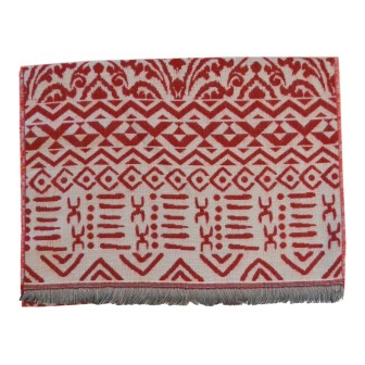 Echarpe homme mérinos Vadim rouge