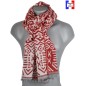 Echarpe homme mérinos Vadim rouge