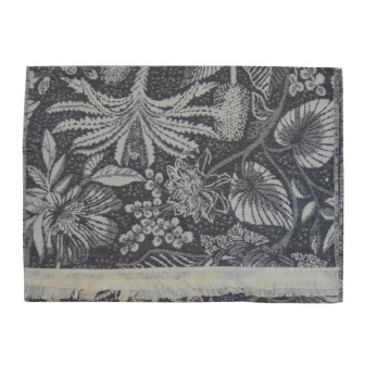 Echarpe homme merinos Vanille grise