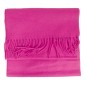 Echarpe mérinos unie rose