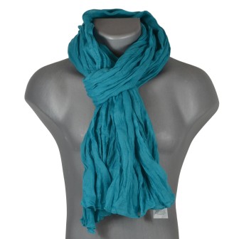 Cheche coton bleu pacifique