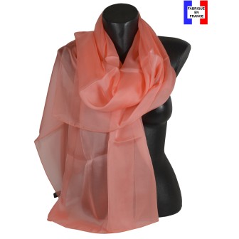 Etole cérémonie en soie pêche fabriquée en France